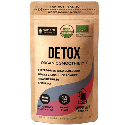 Organic Heavy Metal Detox Smoothie Mix with Blueberry