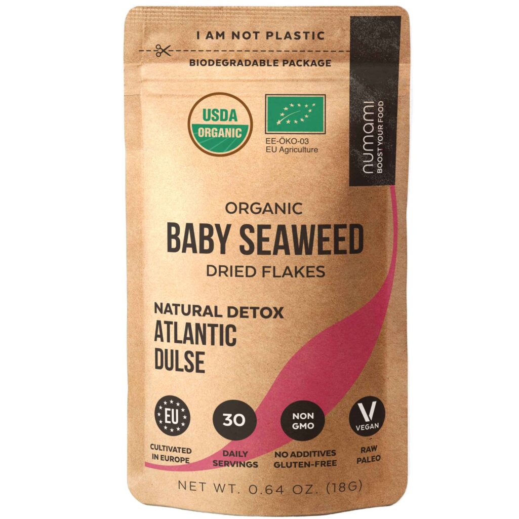 Numami Organic Atlantic Dulse Baby Seaweed 0.64oz/18g